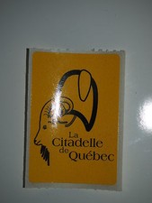 Aufkleber "La Citadelle de Québec" in sehr gutem Zustand