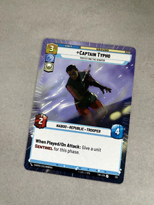 Captain Typho Star Wars Unlimited Twilight The Republic  Hyperspace