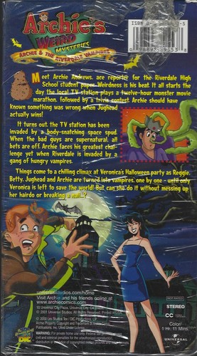 Archie & Riverdale Vampires Weird Mysteries - (VHS, 2001) NEW - 第 2/2 張圖片