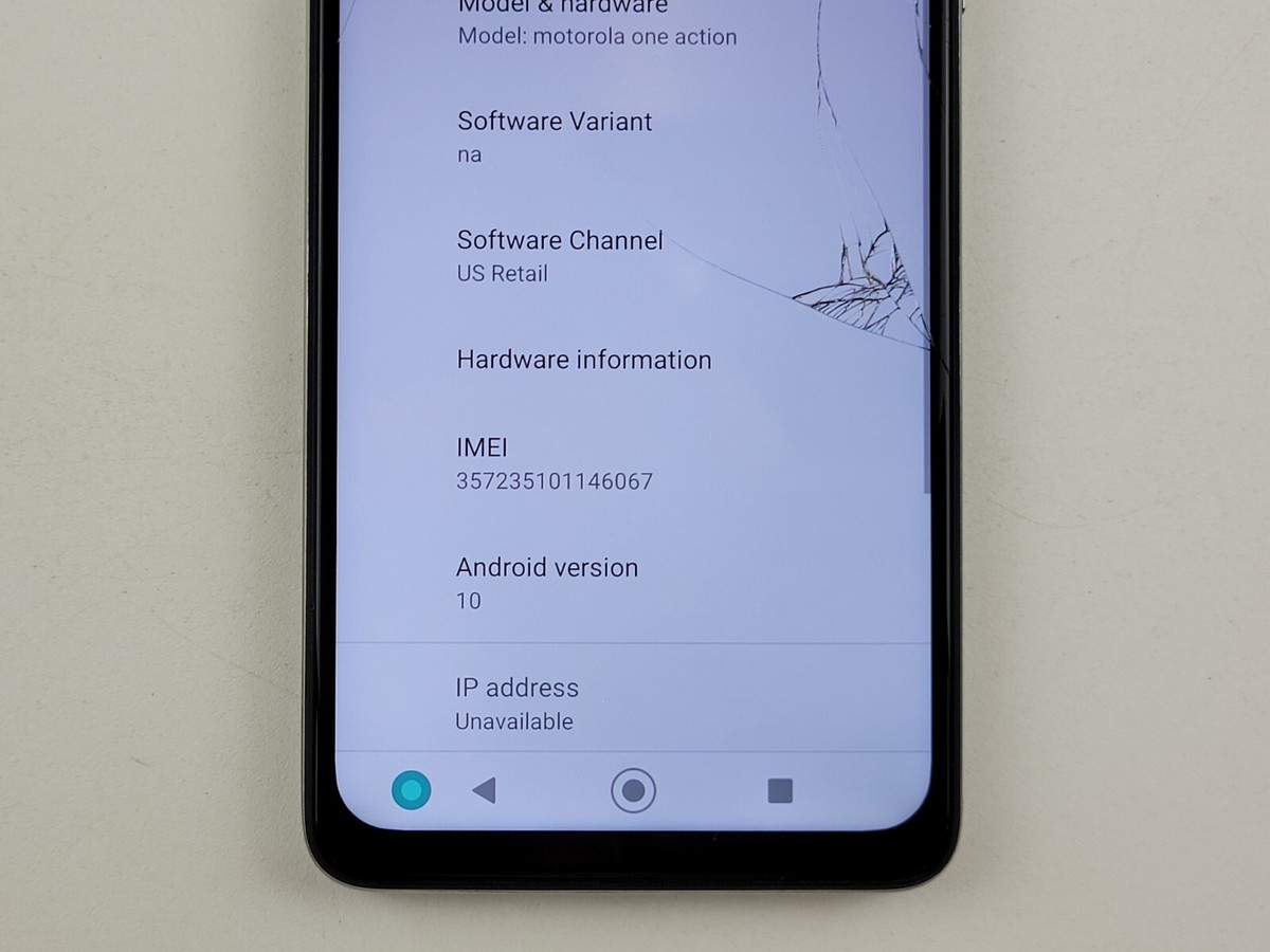 日本未発売　motorola one action Motorola One Action - 128GB - Pearl White (Unlocked) (Single