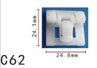 <!--F#f_0-->10Pcs Fit Honda 91510-SR3-003 Civic 92-95 Window Belt Moulding Clip Retainer<!--F/-->