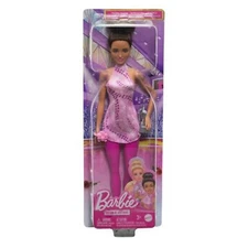 Mattel Barbie You Can Be Anything Brunette Figure Skater Doll NEW