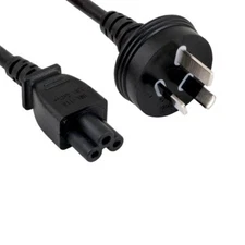 6Ft AU Australia AS3112 to IEC320 C5 3 Prong Notebook Laptop AC Power Cable Cord