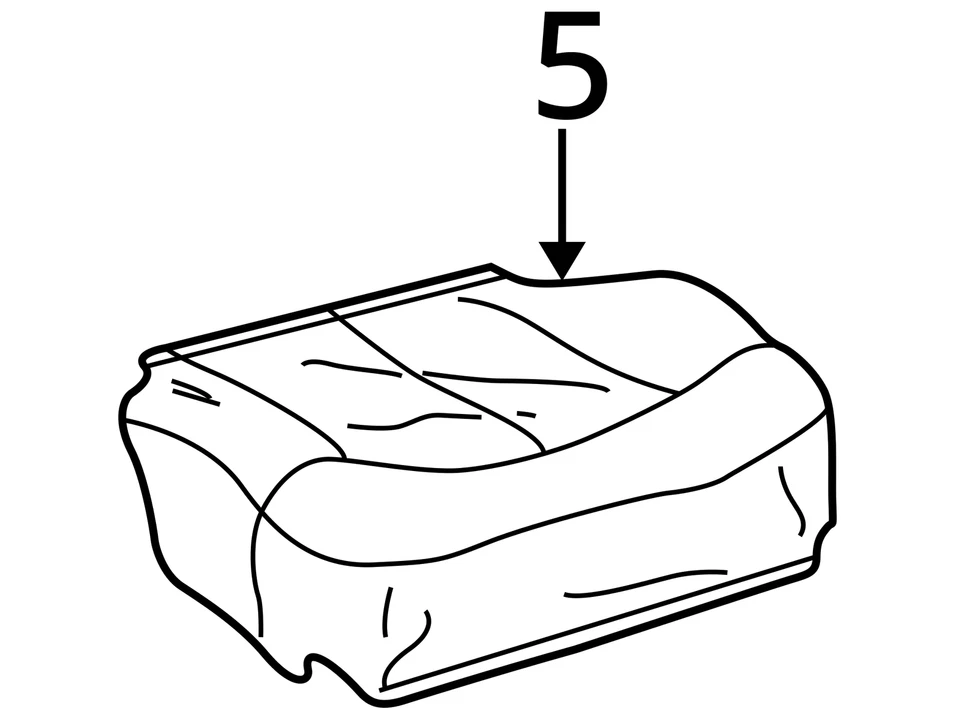 SE ADAPTA A CHEVROLET GMC SUBURBAN 1500 2000 CUBIERTA TAHOE P/ASIENTO CUSH 12476973 - NUEVO Foto 3 de 3