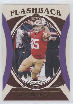 2021 Panini Legacy Flashback Violet 1/10 George Kittle #FB-15 0q3