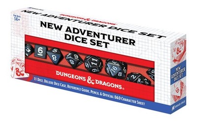 Dungeons & Dragons New Adventurer Set with Black Dice - Spin Master