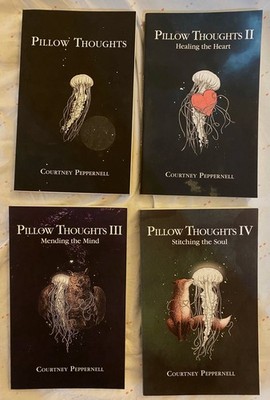 Pillow Thoughts Book Complete Set (1, 2, 3, & 4) By Courtney Peppernell - NEW