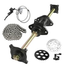 Go Kart Rear Axle Complete Assembly Kit 4 Hole for GY6 125cc 150cc ATV Quad Bike