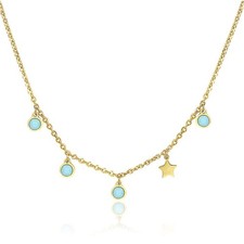 Collana S'AGAPO' LUCE Acciaio 316L SCE06 Gold