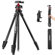 NEEWER Basics 66.5"/169 cm Travel Tripod for Camera, Lightweight Portable