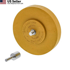 TCP Global Rubber Eraser Wheel with Drill Adapter - Decal Remover -...