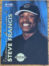 Steve Francis 1999-00 Fleer Tradition Rookie Card #211 NBA RC Free Shipping