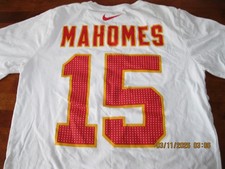 Nike Kansas City Chiefs Patrick Mahomes T-Shirt NFL Tee Youth Size LG 14/16