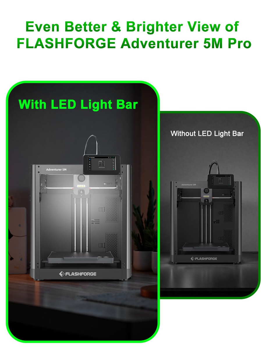 AD5M LED Light Kit for Flashforge Adventurer 5M / 5M Pro 3D