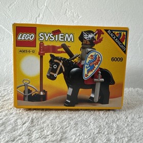 Lego Vintage Castle 2 Sets 6009 Black Knight And 6034 Black Monarch's Ghost