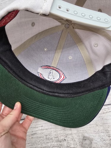 Cappello snapback vintage Deadstock MLB Chicago Cubs American Needle - Foto 10 di 10