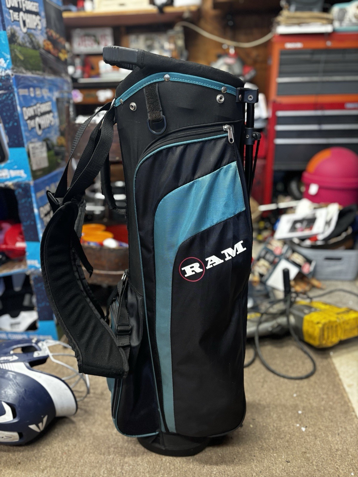 Bag Teal And Black