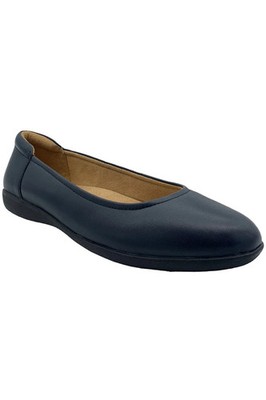Naturalizer Women's Flexy Flat Leather Navy