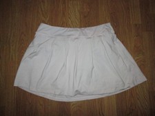Womens LANDS END athletic skort skirt w/ built n stretchy shorts sz L Lg