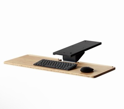Herman Miller Fully Jarvis Adjustable Keyboard Tray   FLY-KEYT-ADJ-NTB Bamboo