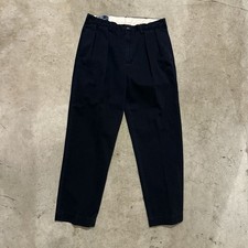 Vintage Polo Ralph Lauren Pants Men  s 34x30 Blue Andrew Pleated Tuck