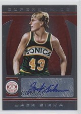2013-14 Totally Certified Signatures Red 92/99 Jack Sikma #156 Auto HOF 2d0