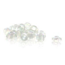 10/0 Glass Seed Beads 25g - 3125 Beads -Transparent AB Color - 2mm x 2mm