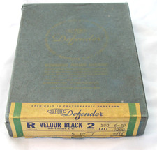 DUPONT DEFENDER VELOUR BLACK R-2 PHOTO PAPER 5x7, 25 sheets - Lith, Lumen