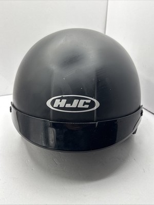 NOS HJC IS-2 Matte Black Size Small SM Half Helmet 480-612