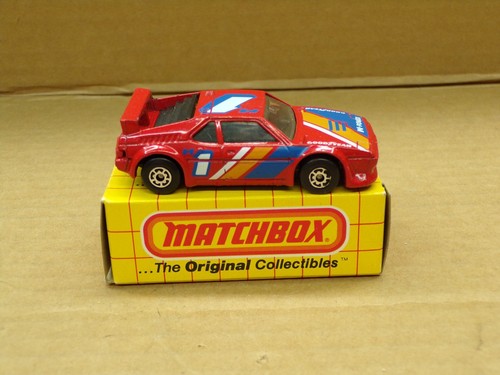 VINTAGE MATCHBOX MB52 BMW M1 W/ GOODYEAR TAMPO ~ DATED 1981 ~ NEW OLD STOCK !