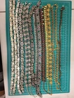 Lot 15 Vintage Costume Jewelry Necklace Silver Gold Tone Metal Chain Parts