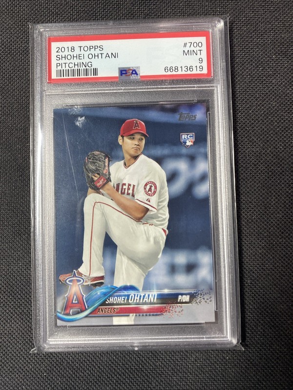 Shohei Ohtani RC, Pitching #700 - 2018 Topps - PSA 9 MINT