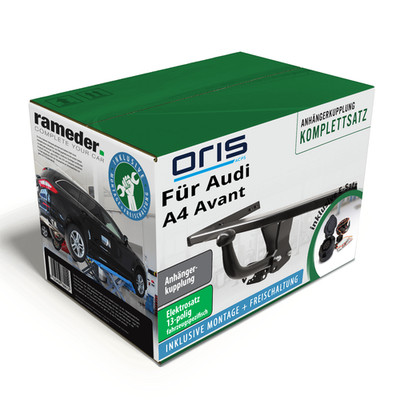 Oris Anhängerkupplung starr & 13poliger ECS E-Satz für Audi A4 Avant 08-15 AHK