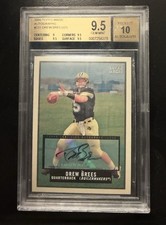 2009 Topps Magic Autographs Drew Brees #231 Beckett 9.5 AU 10