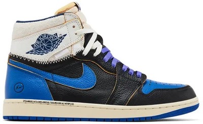 IO7847-001 Jordan 1 Retro High OG SP Fragment x Union LA Sport Royal (8-13)