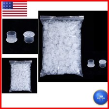 JinYan Tattoo Ink Caps Small,1000pcs Plastic Disposable Microblading Makeup