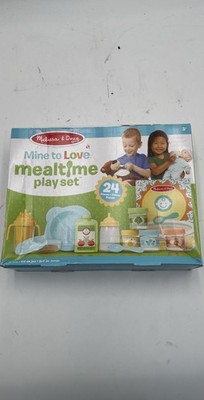 Melissa & Doug Mine to Love Mealtime Play Set 24 Pc Pretend Feeding