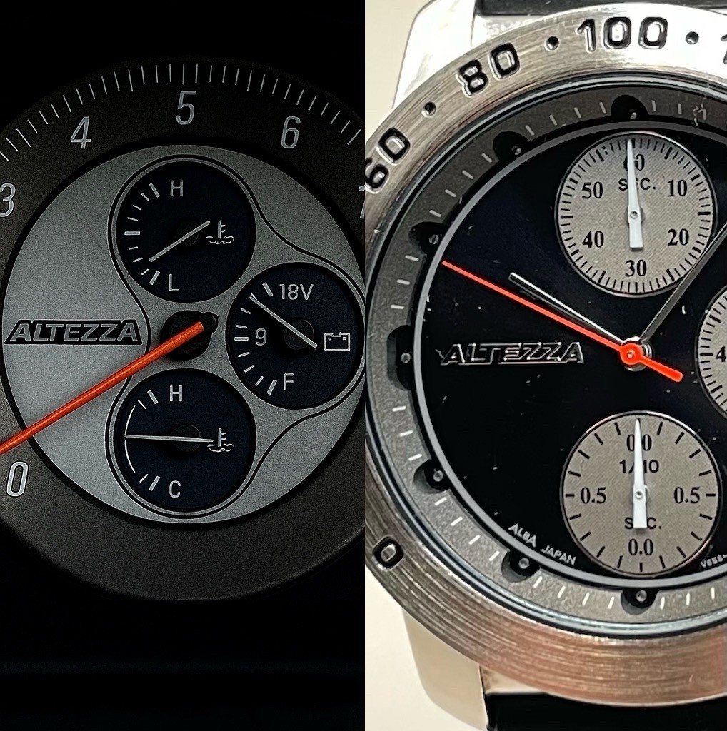 TOYOTA アルテッツァ クロノグラフ 腕時計 トヨタ アルテッツァ ALTEZZA 腕時計 クロノグラフ 非売品