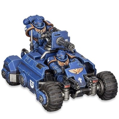 Invader ATV + Ordenspriester Auf Bike Warhammer 40K Space Marines