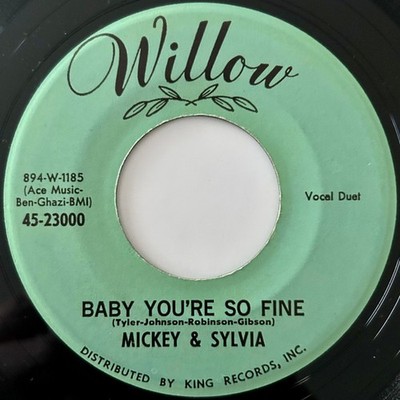 Mickey & Sylvia - Baby You're So Fine / Lovedrops, 7'', (Vinyl)