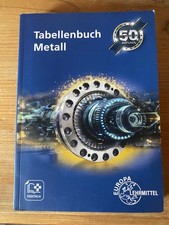 Tabellenbuch Metall 50. Auflage  EUROPA Lehrmittel 10609 Neu