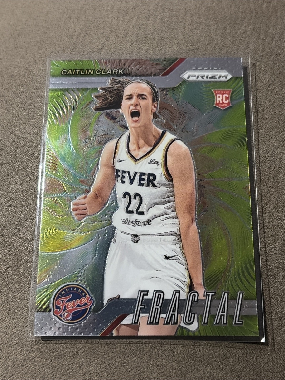 2024 Panini WNBA Prizm Caitlin Clark Fractal RC Rookie #1 Fever