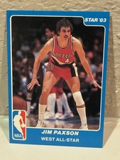 1983 Star NBA All-Star Game Jim Paxson #20 EXMT B
