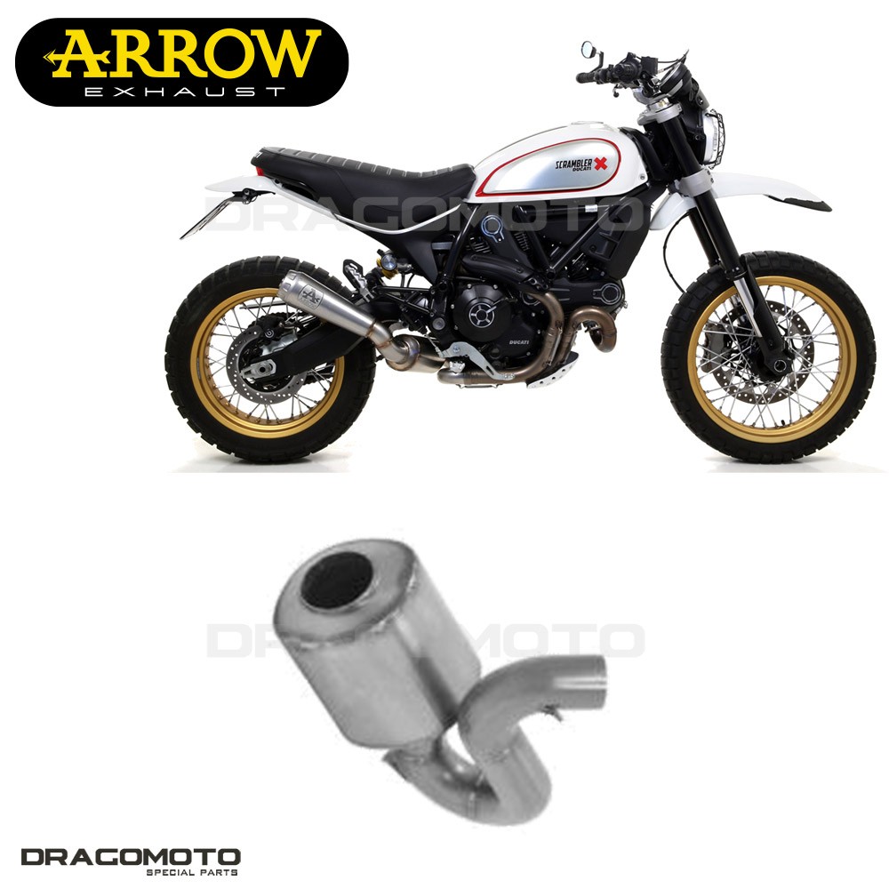 Tuyaux Arrow RC pour s'évader en tout-terrain avec la Ducati Scrambler 800 Sled