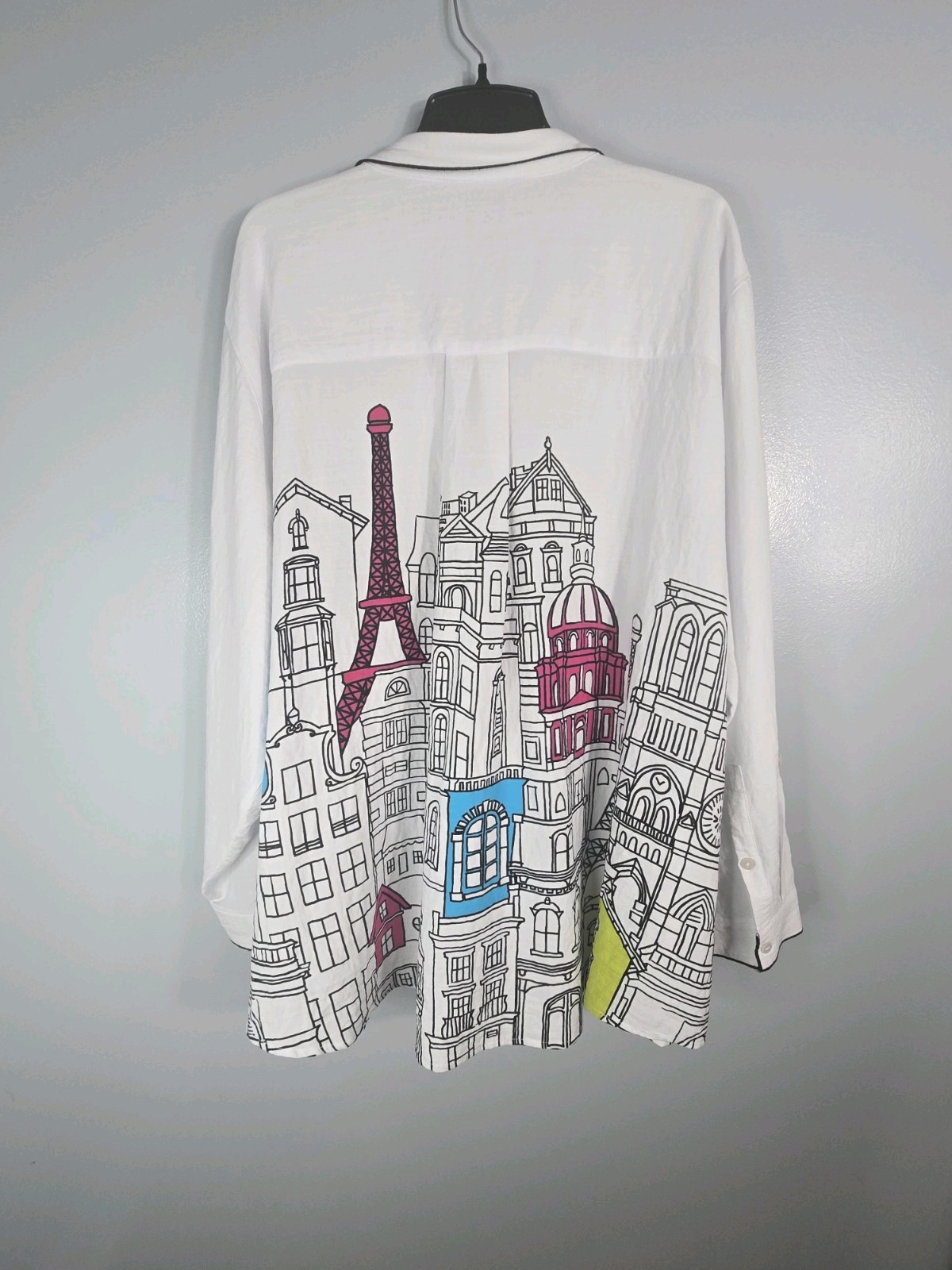 JOHN  MARK 3X BUTTON UP BLOUSE - image 9