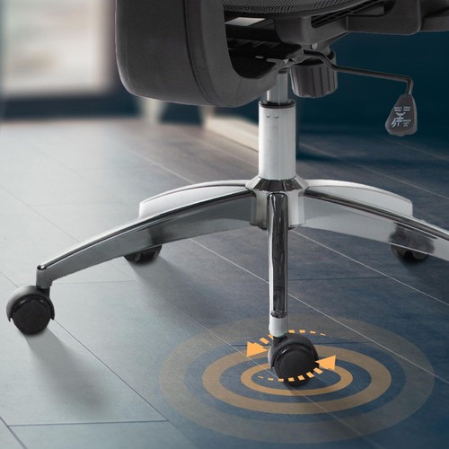 Ergonomischer Bürostuhl Bryden mit Netzrücken, 3D-Armlehnen und Lendenstütze - Bild 4 von 7