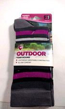 Outdoor Year Round Womens Sock 2-pack NWT lad...