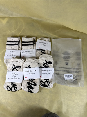 Bachelorette Party Gifts Bride Socks Packs Bridesmaid Proposal Gifts  Socks A1