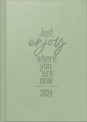 rido/idé Wochenkalender ''Just Enjoy'' 2024 2 Seiten/Woche 14.8x20.8 cm