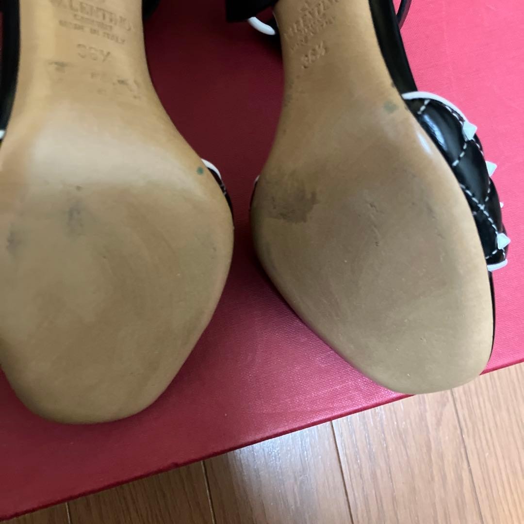 Valentino Garavani Pumps Heel Leather Black/White EU36.5/US6.5 116177c thumbnail 10